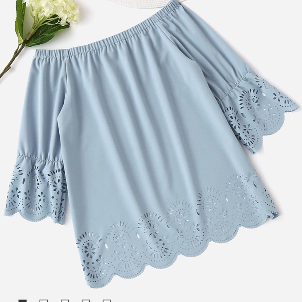 Romwe Off the Shoulder top